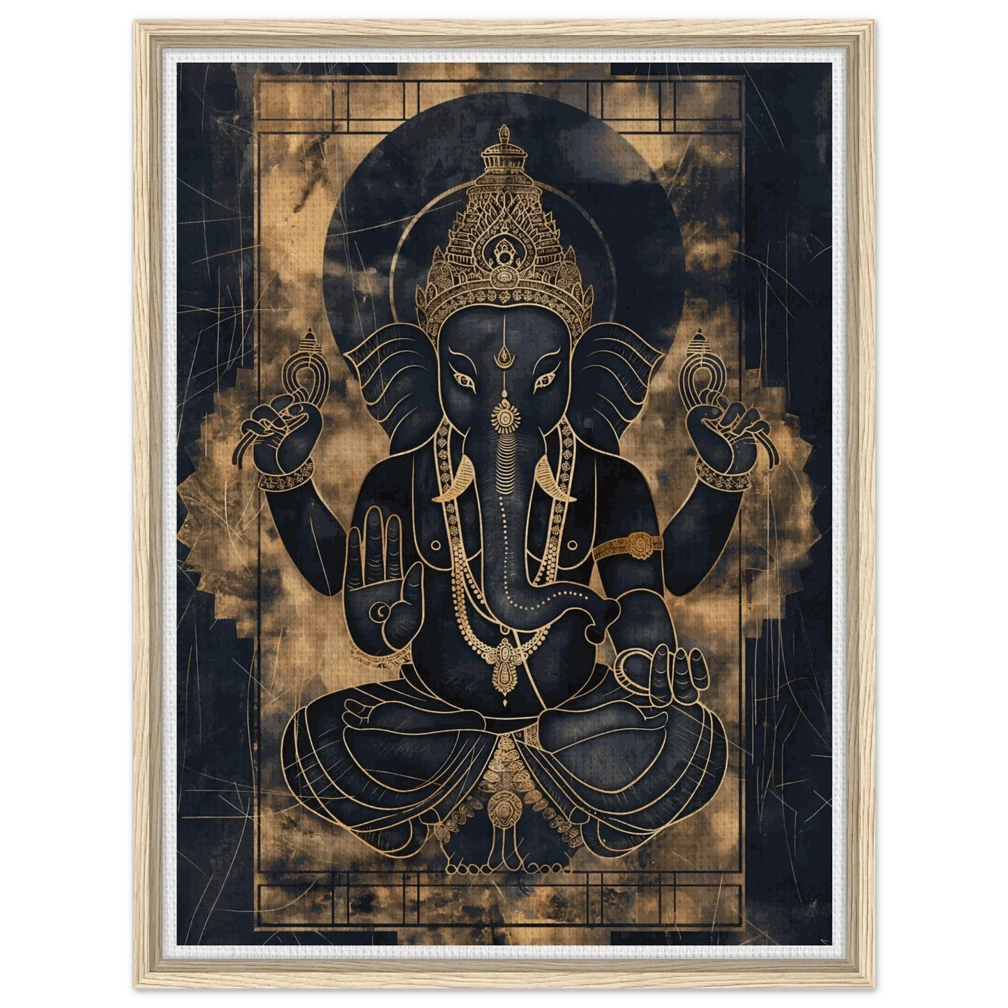 The Gilded Guardian | Premium Gallery Canvas