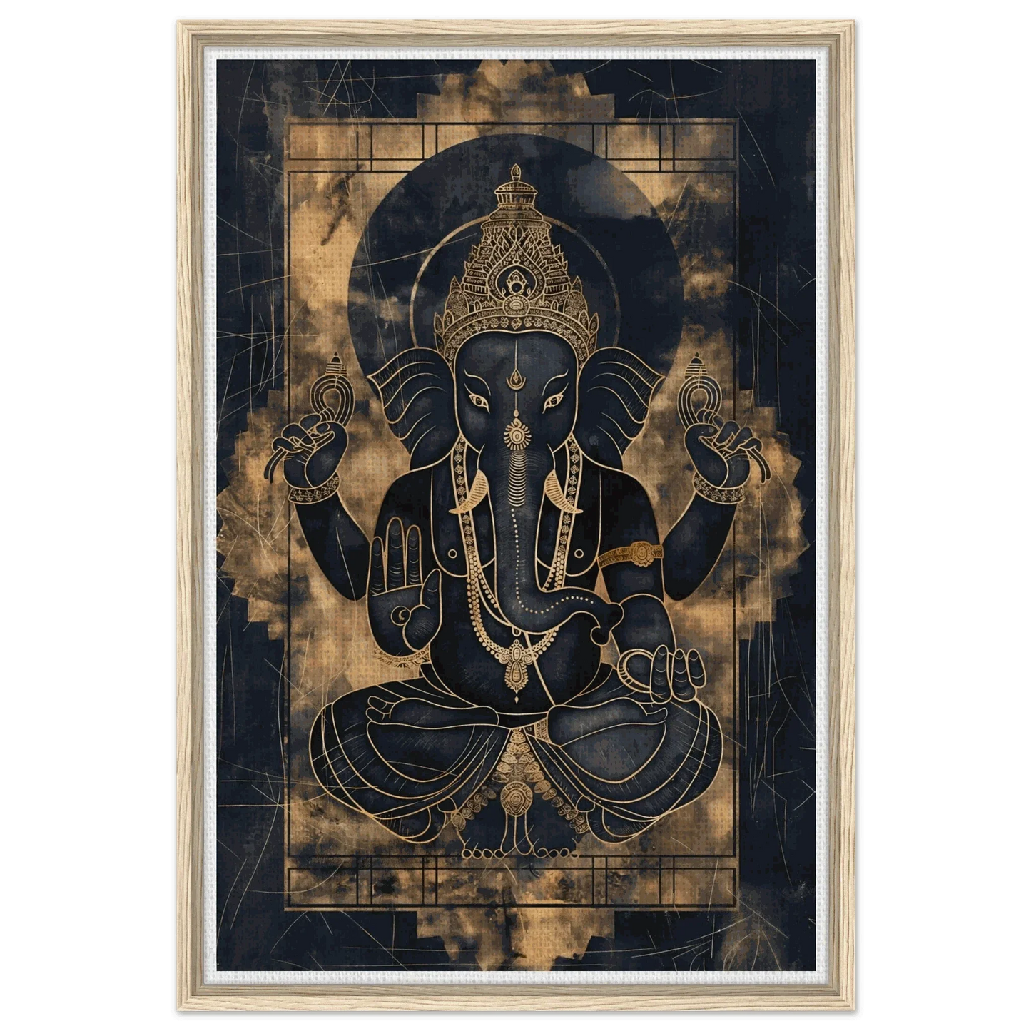 The Gilded Guardian | Premium Gallery Canvas