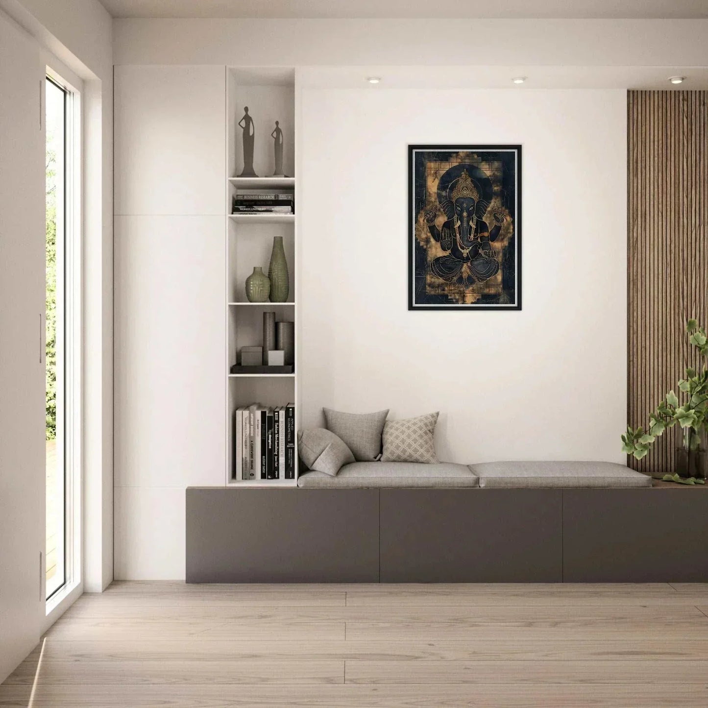 The Gilded Guardian | Premium Gallery Canvas