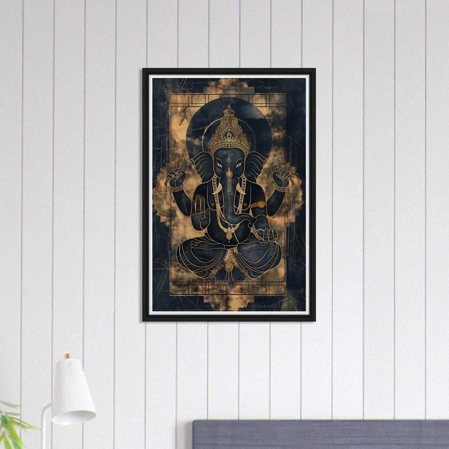 The Gilded Guardian | Premium Gallery Canvas