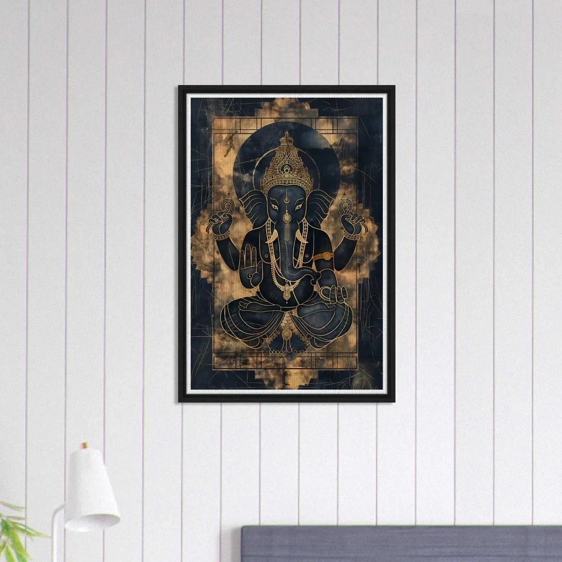 The Gilded Guardian | Premium Gallery Canvas