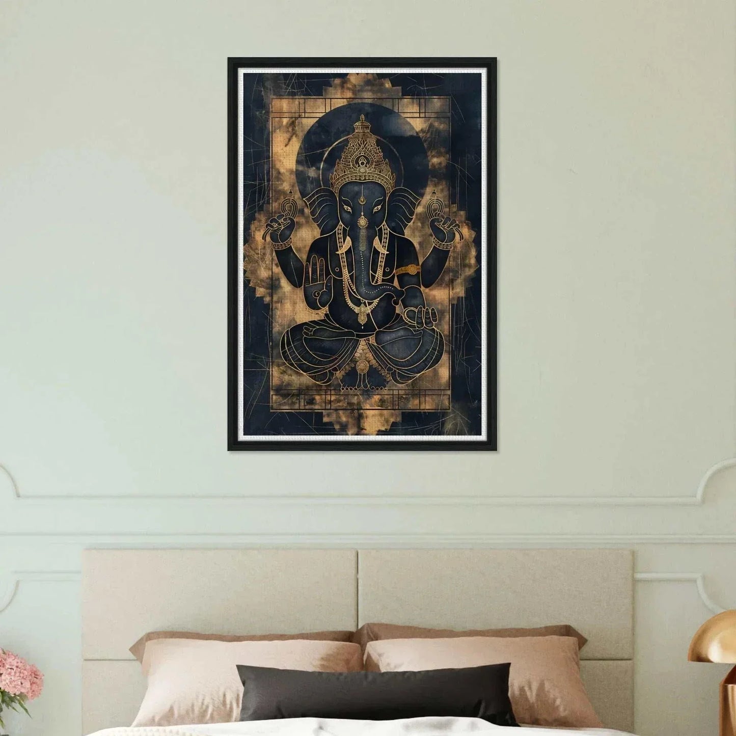 The Gilded Guardian | Premium Gallery Canvas