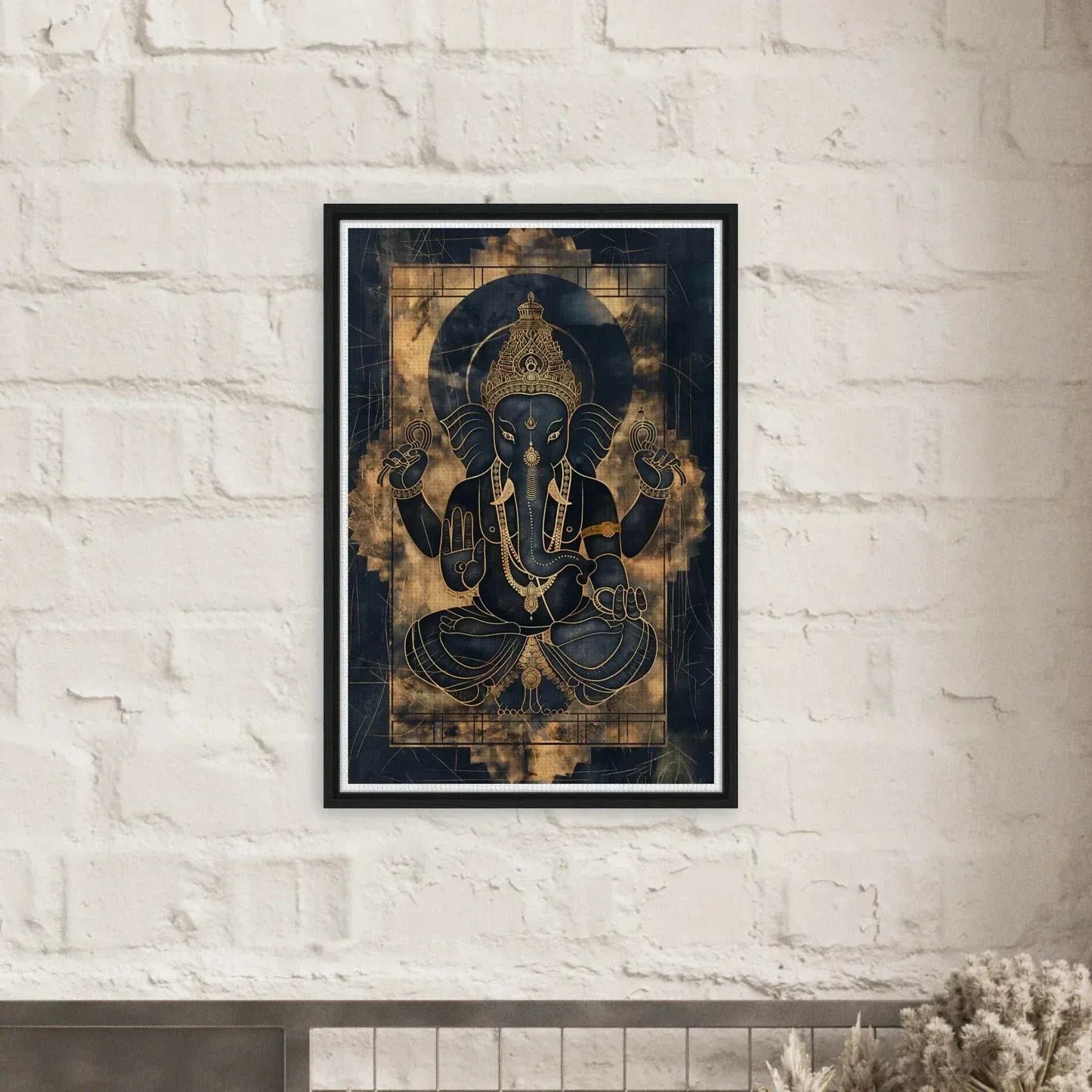 The Gilded Guardian | Premium Gallery Canvas