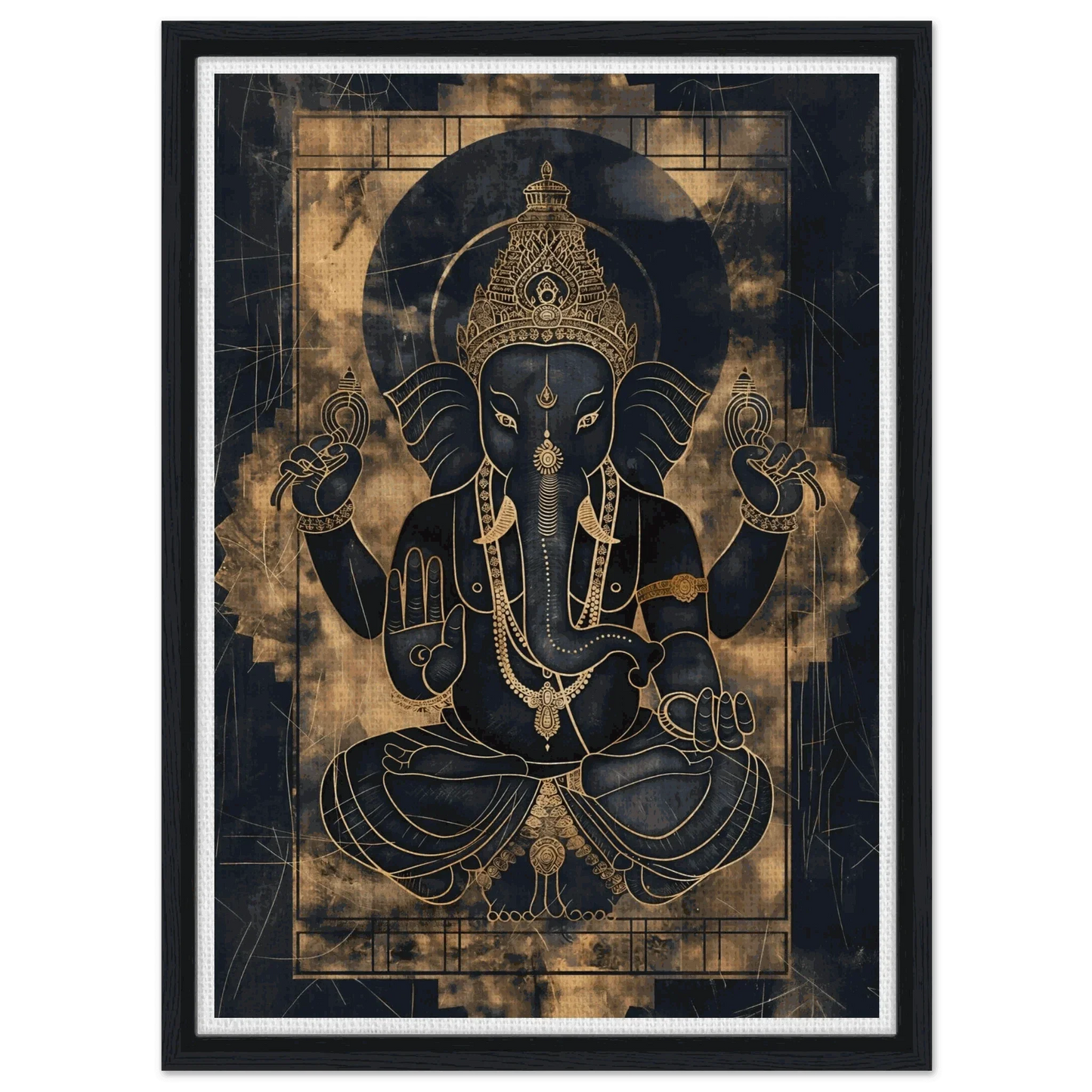 The Gilded Guardian | Premium Gallery Canvas