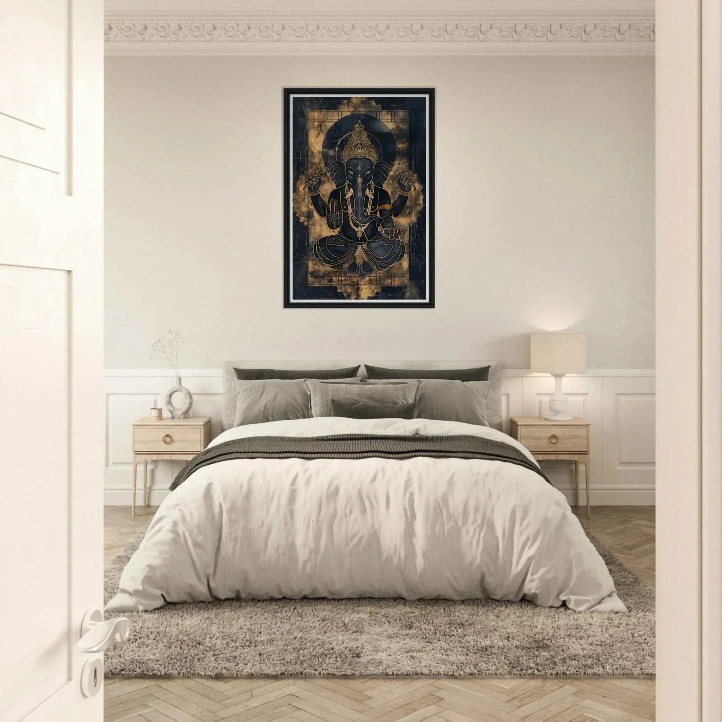 The Gilded Guardian | Premium Gallery Canvas
