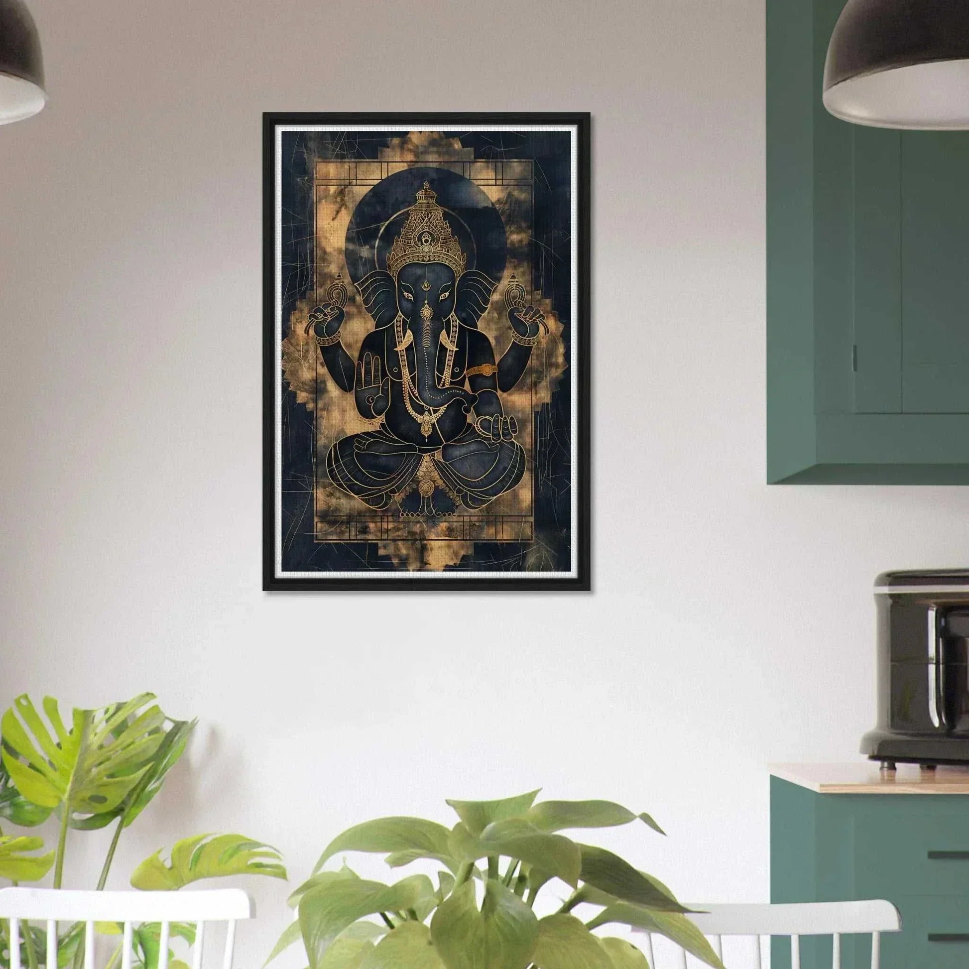 The Gilded Guardian | Premium Gallery Canvas