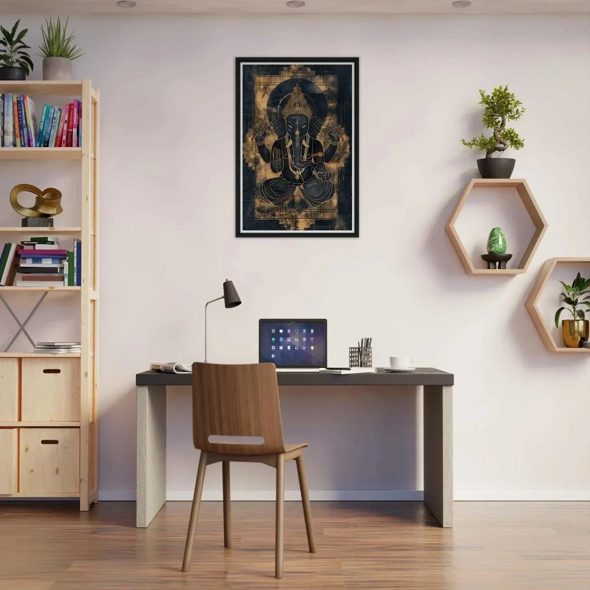 The Gilded Guardian | Premium Gallery Canvas