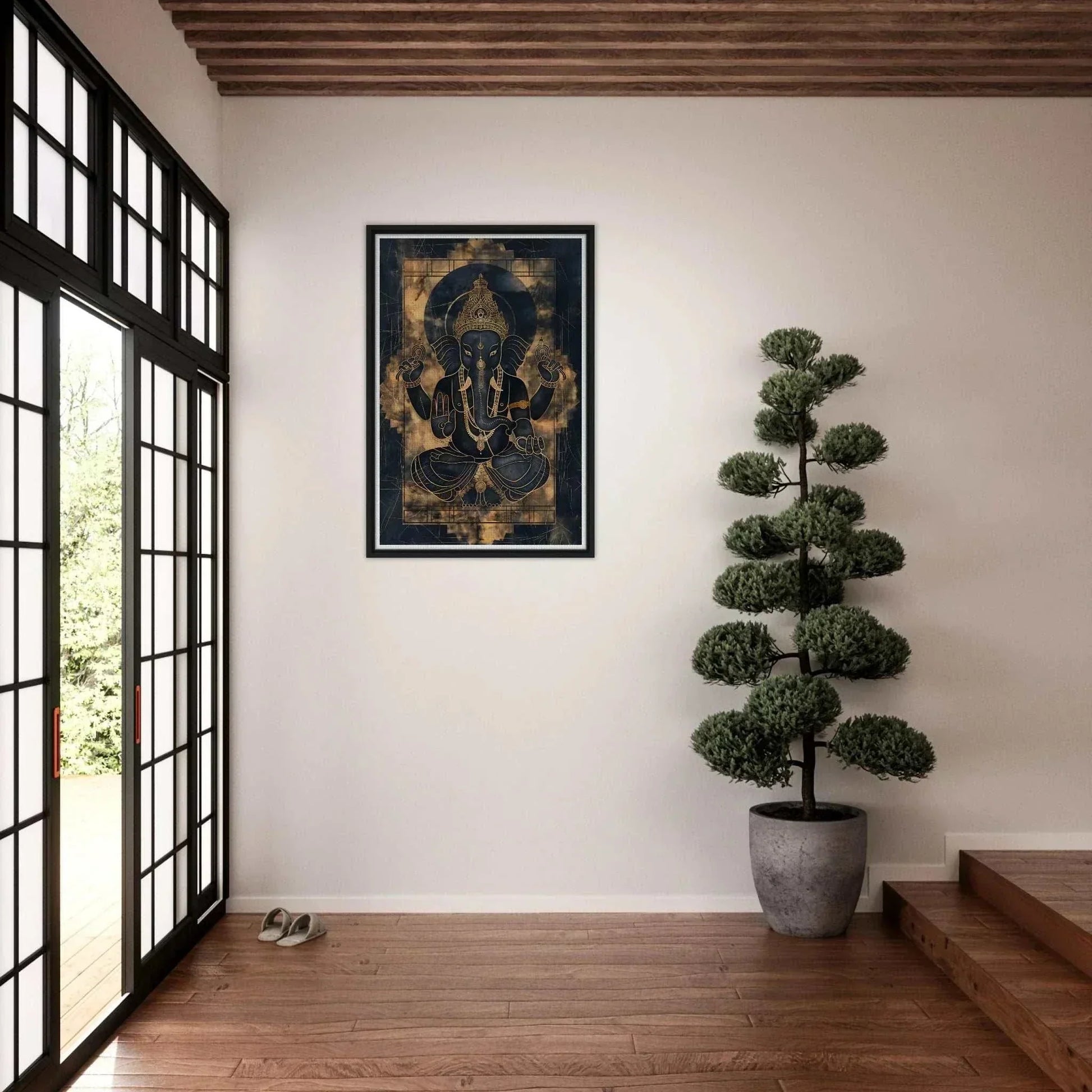 The Gilded Guardian | Premium Gallery Canvas
