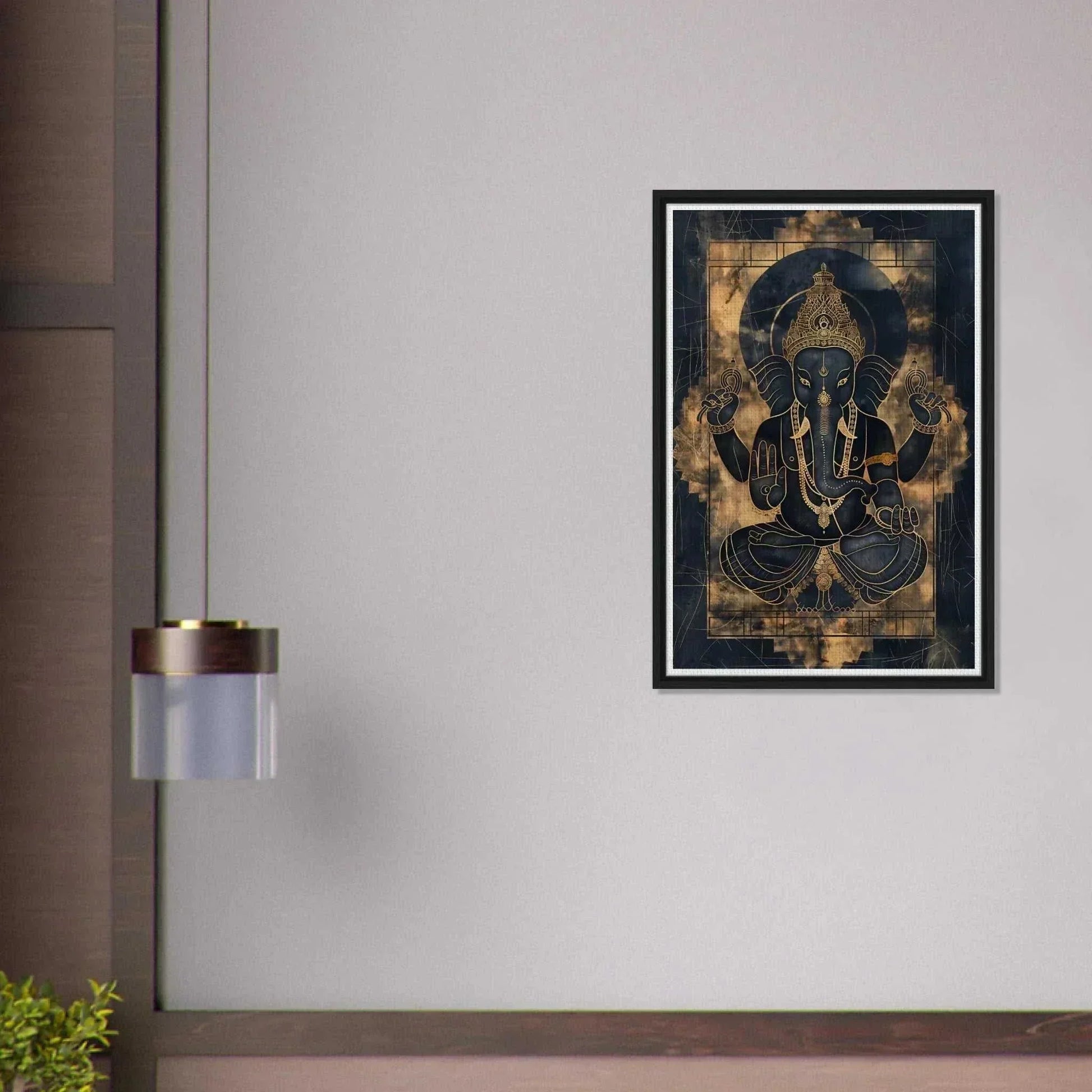 The Gilded Guardian | Premium Gallery Canvas