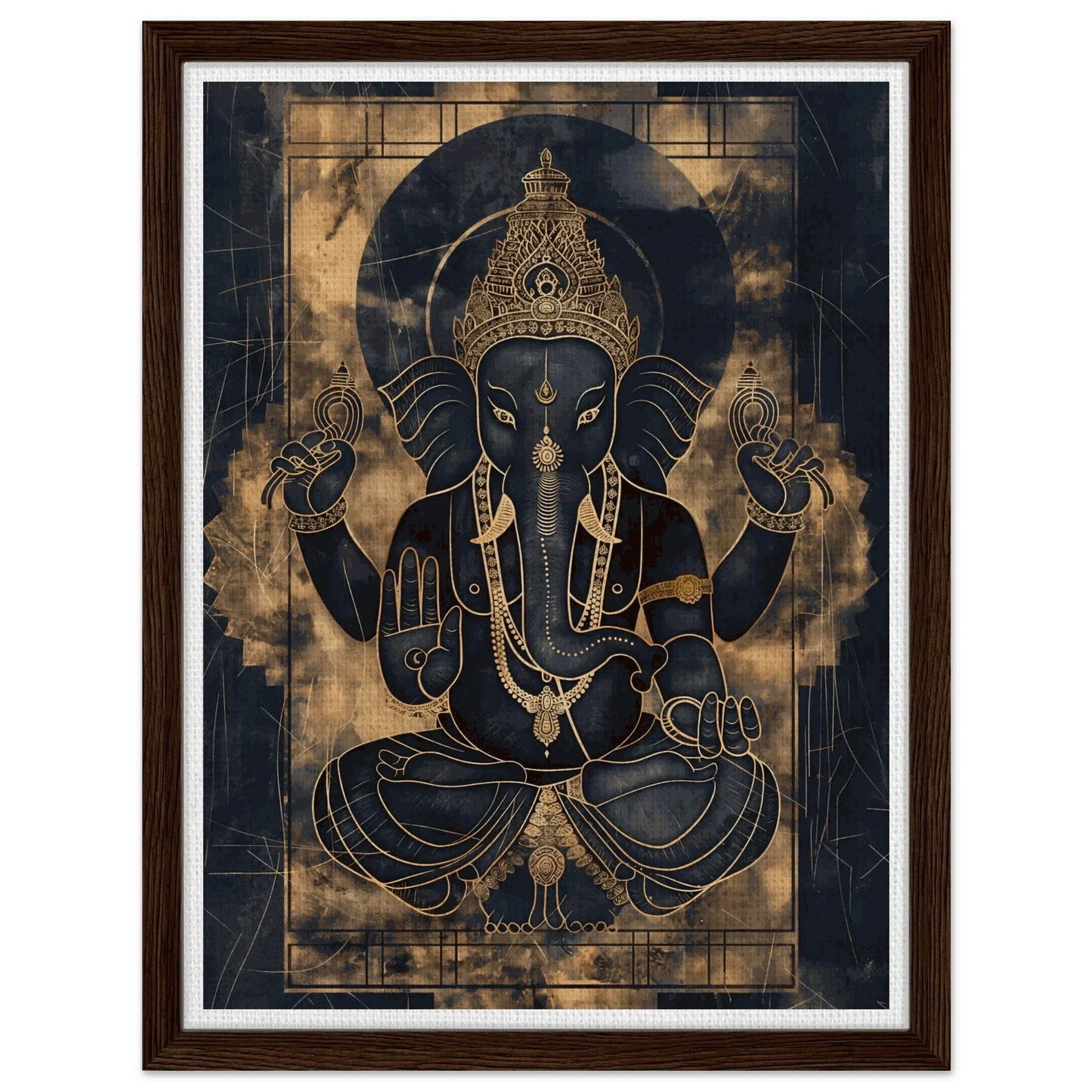 The Gilded Guardian | Premium Gallery Canvas