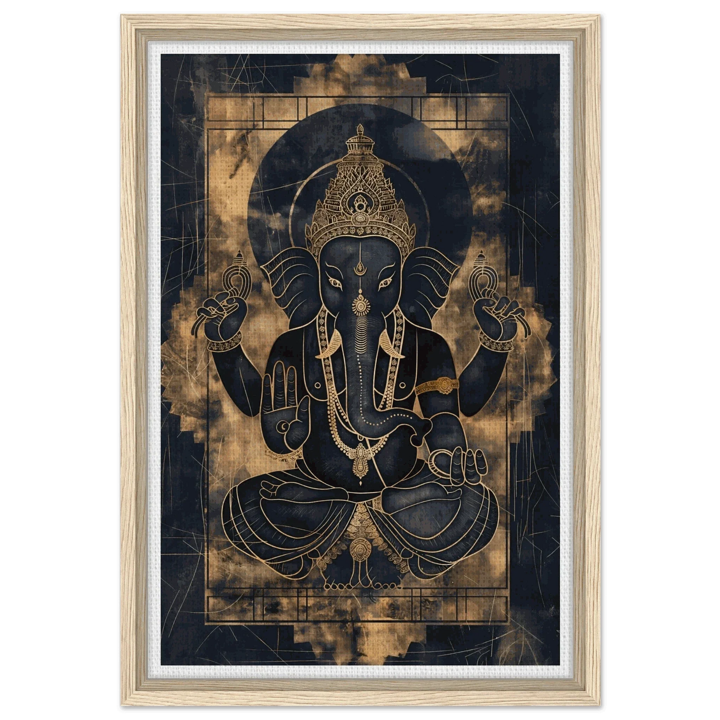 The Gilded Guardian | Premium Gallery Canvas