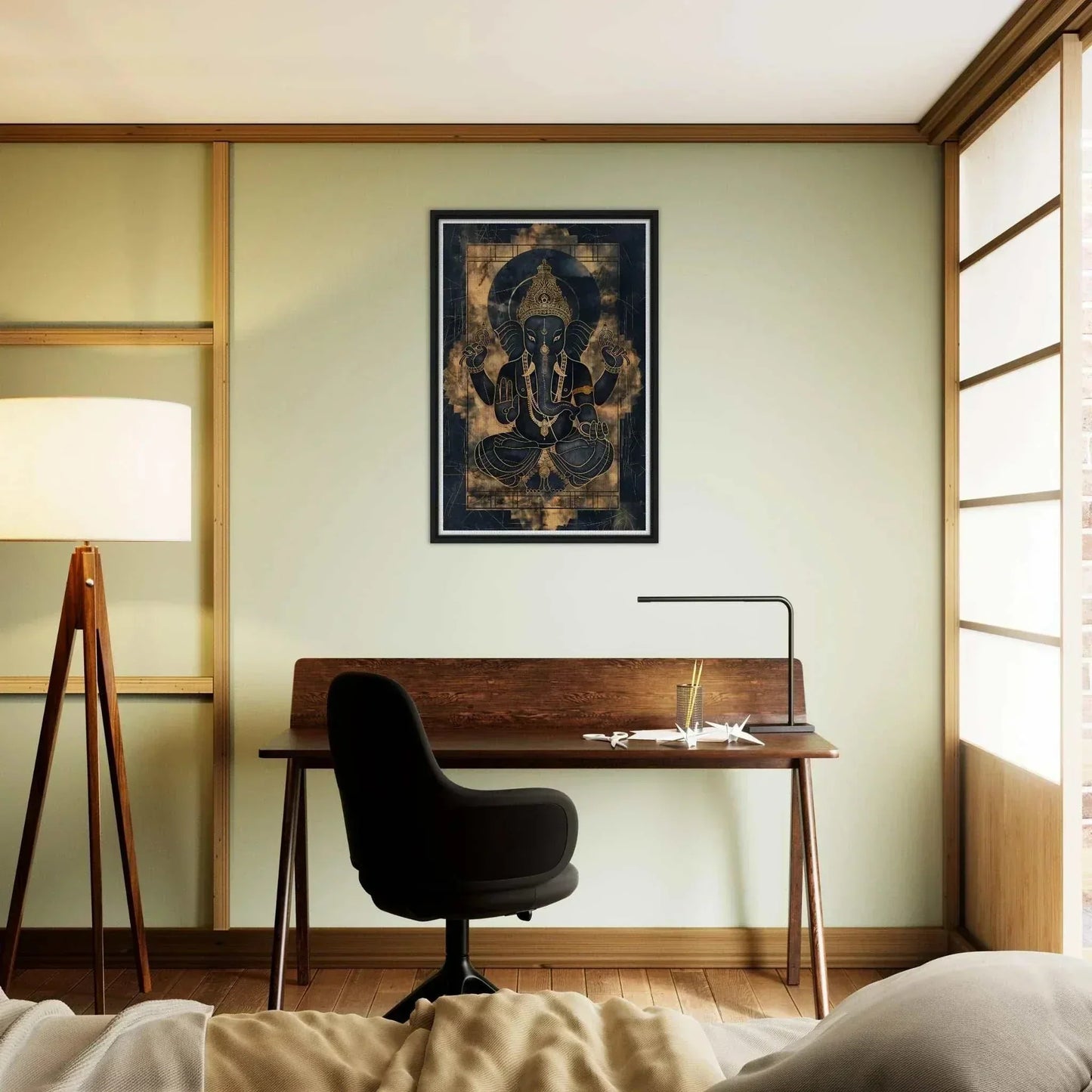 The Gilded Guardian | Premium Gallery Canvas