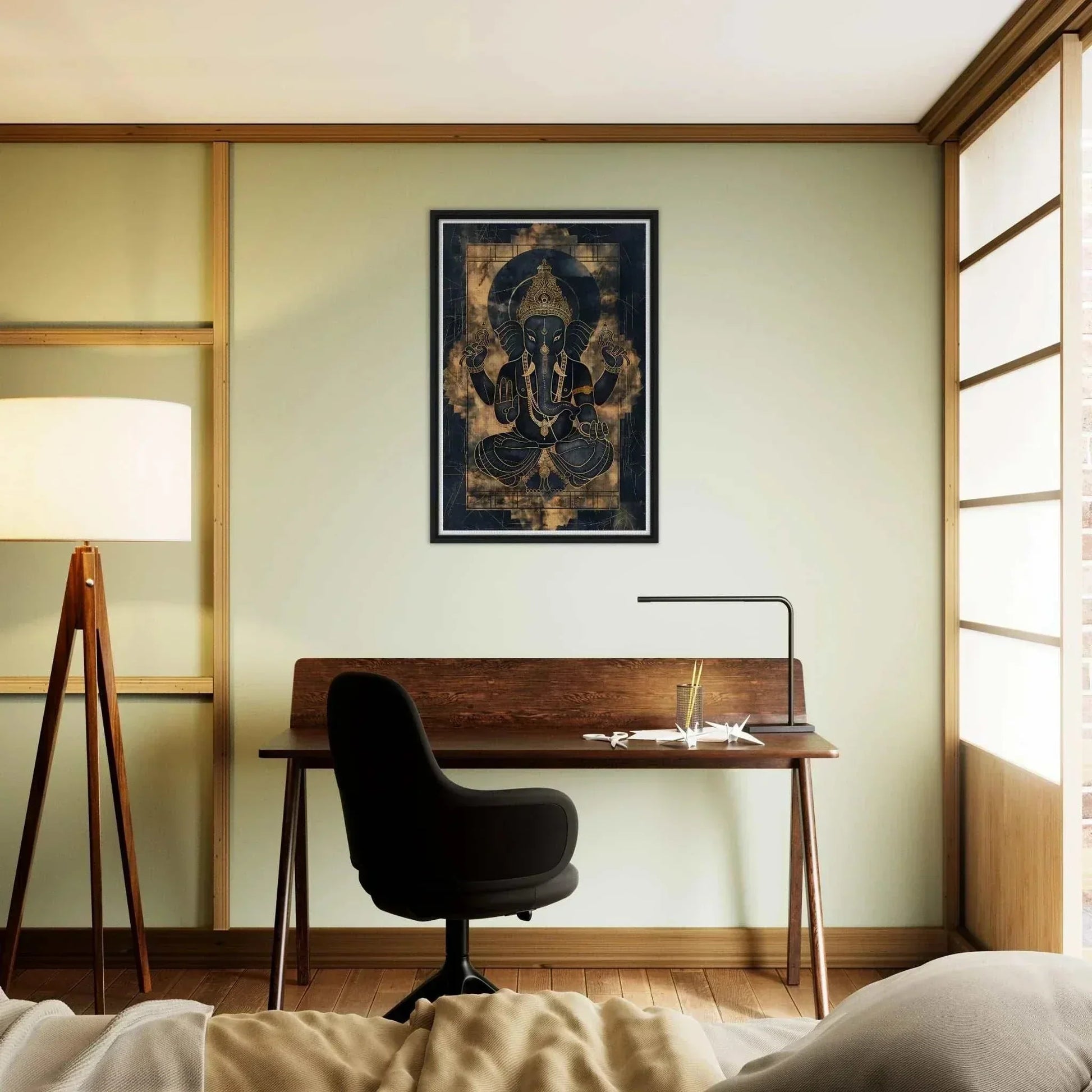 The Gilded Guardian | Premium Gallery Canvas