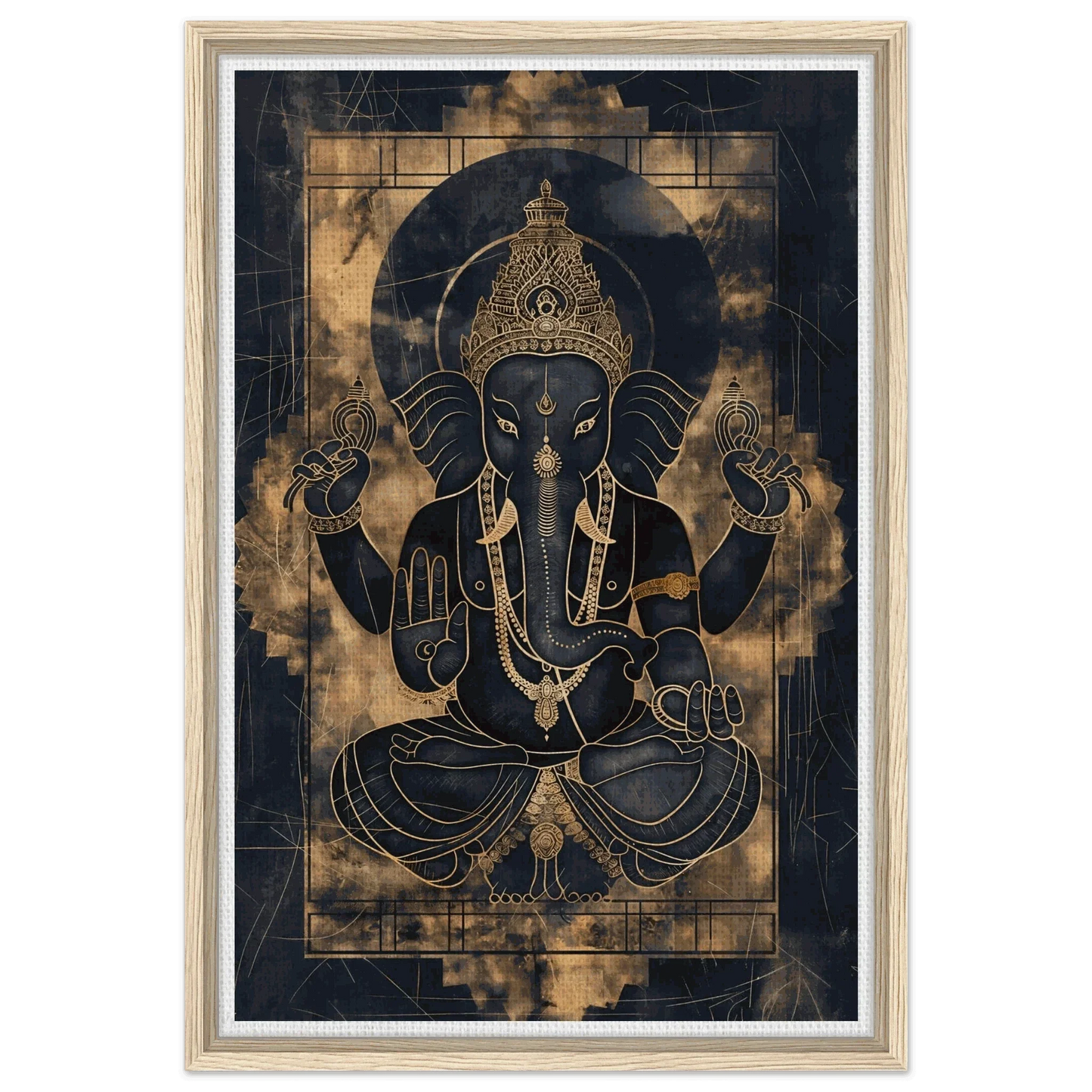 The Gilded Guardian | Premium Gallery Canvas