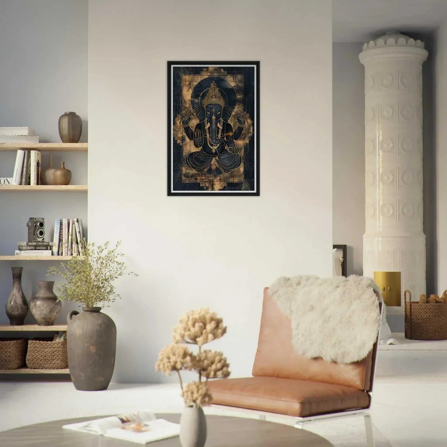 The Gilded Guardian | Premium Gallery Canvas