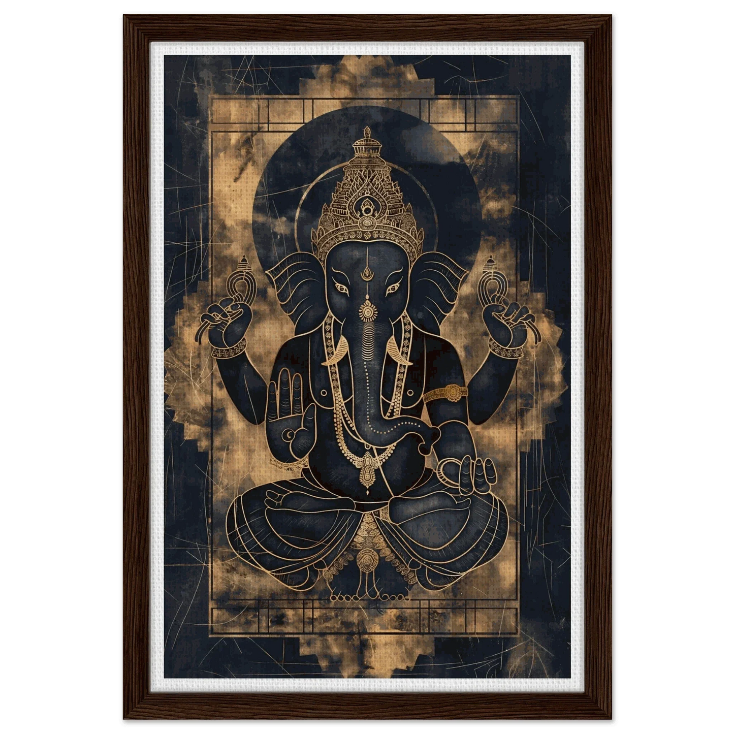 The Gilded Guardian | Premium Gallery Canvas