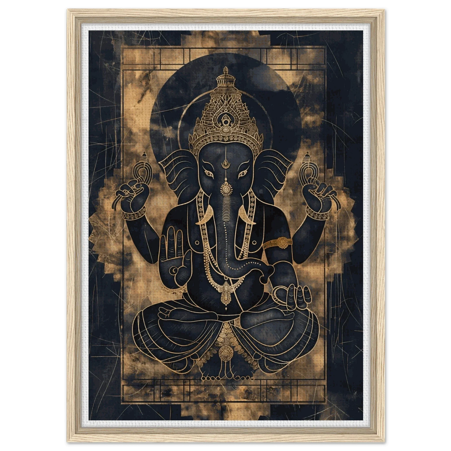 The Gilded Guardian | Premium Gallery Canvas