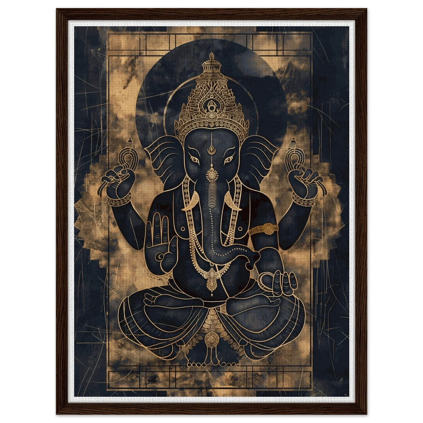 The Gilded Guardian | Premium Gallery Canvas