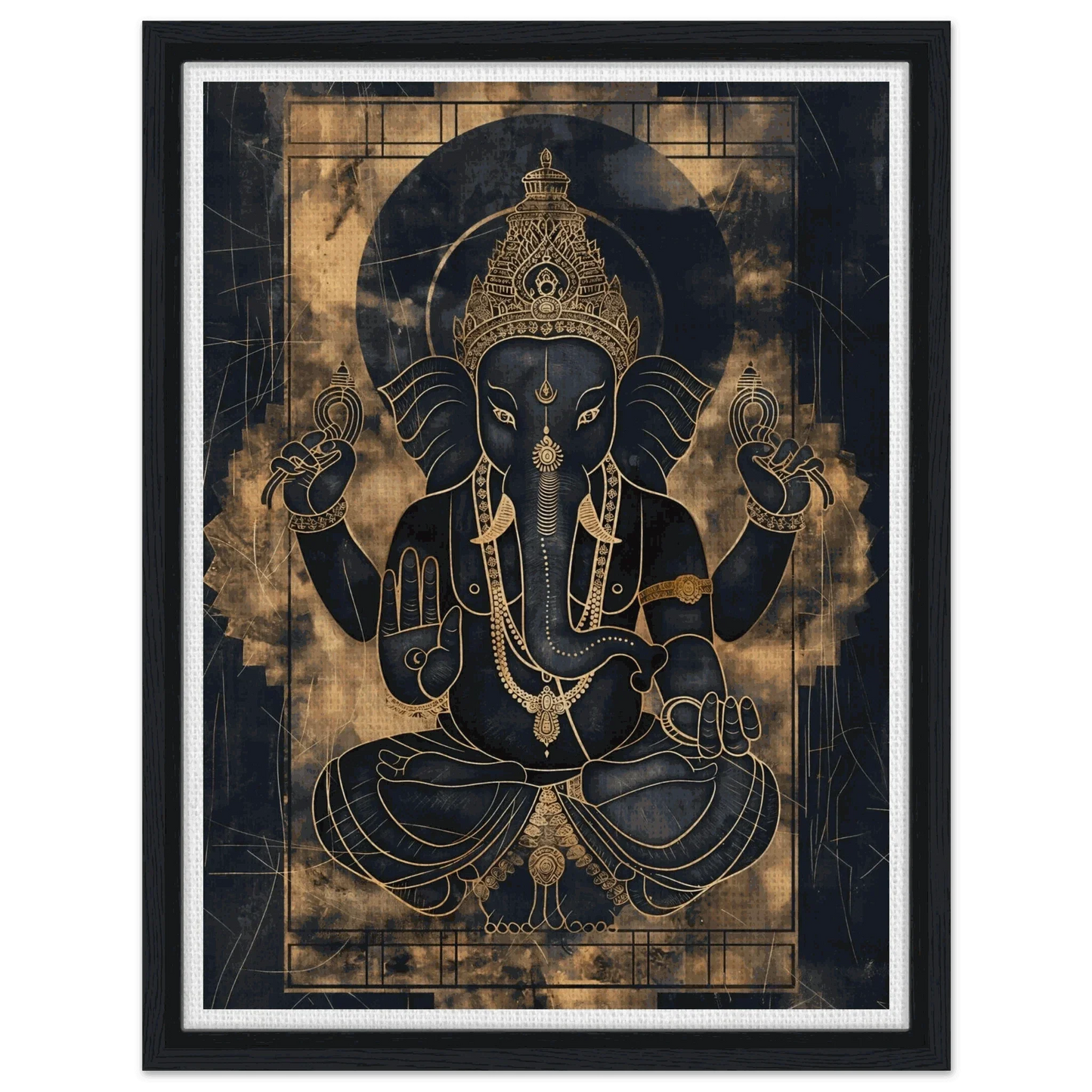 The Gilded Guardian | Premium Gallery Canvas