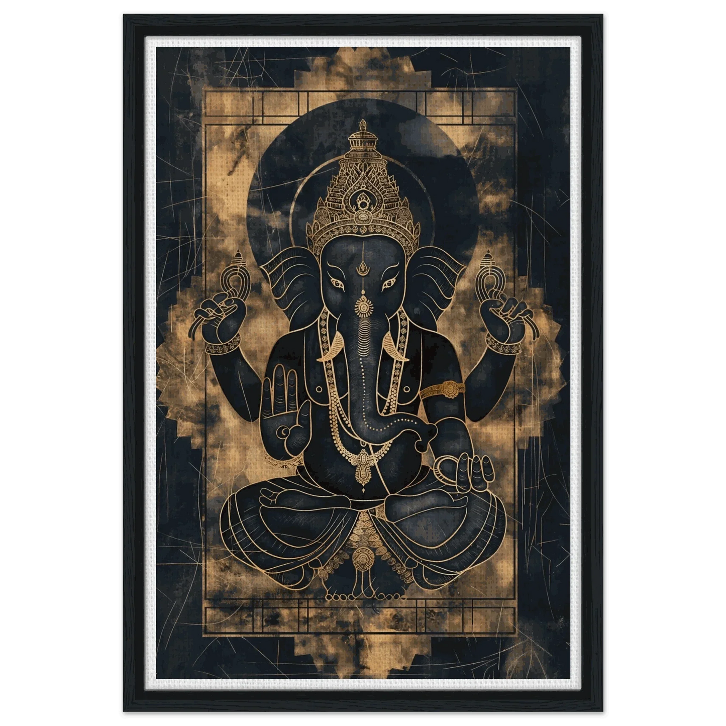 The Gilded Guardian | Premium Gallery Canvas