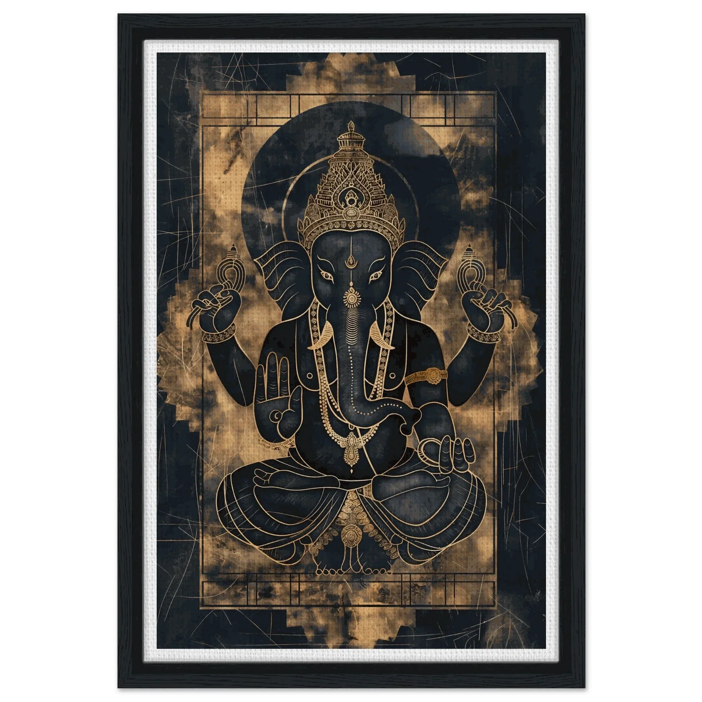 The Gilded Guardian | Premium Gallery Canvas