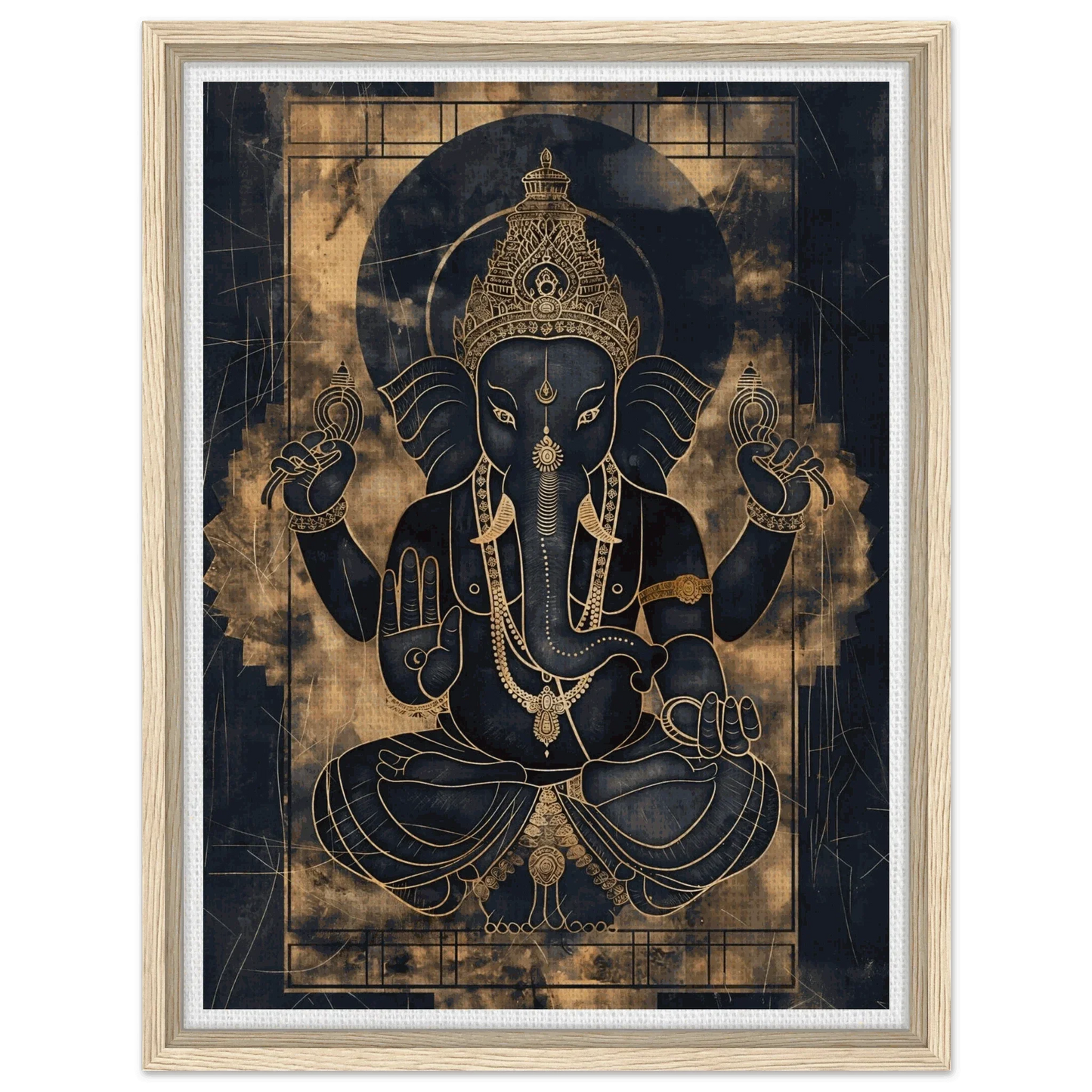 The Gilded Guardian | Premium Gallery Canvas
