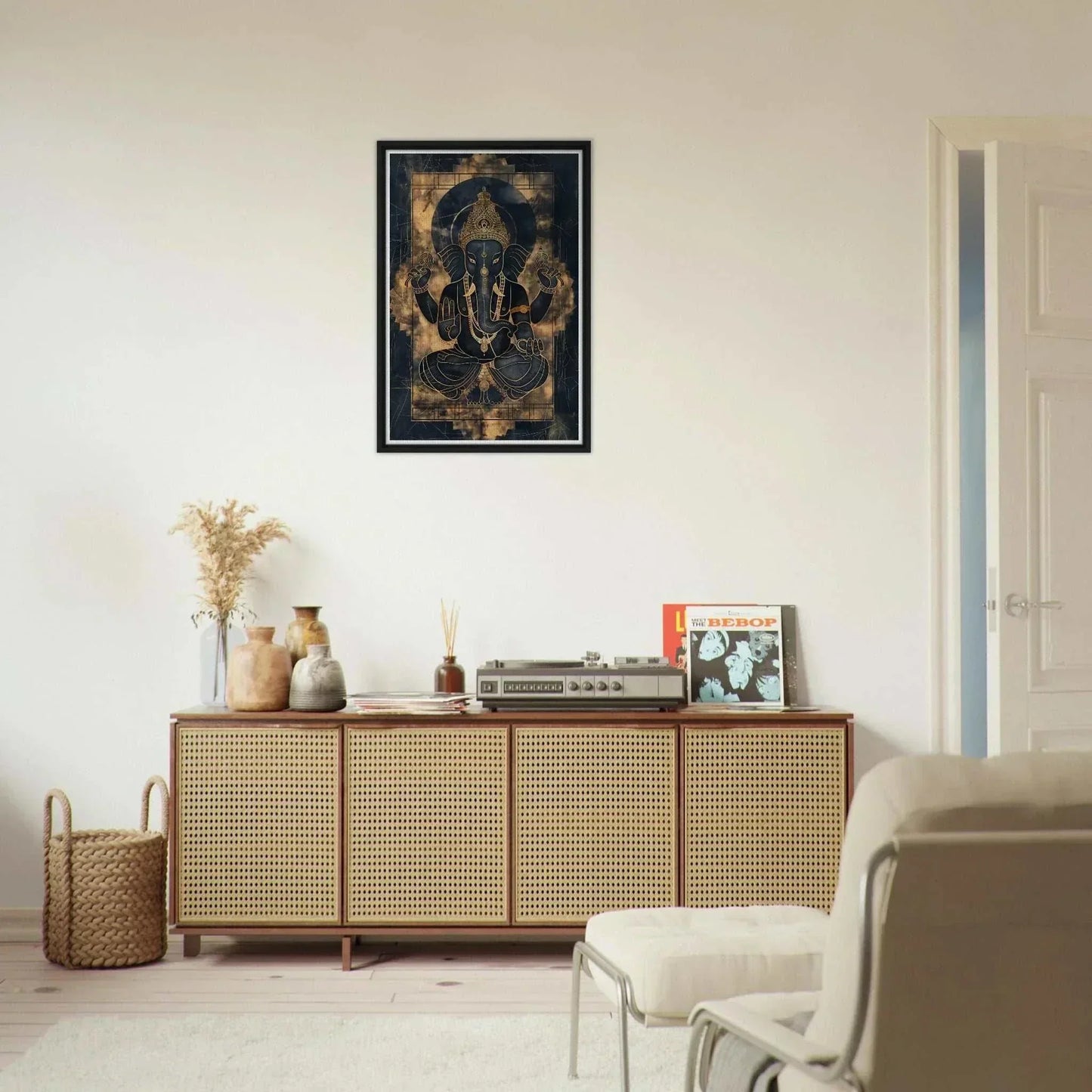 The Gilded Guardian | Premium Gallery Canvas