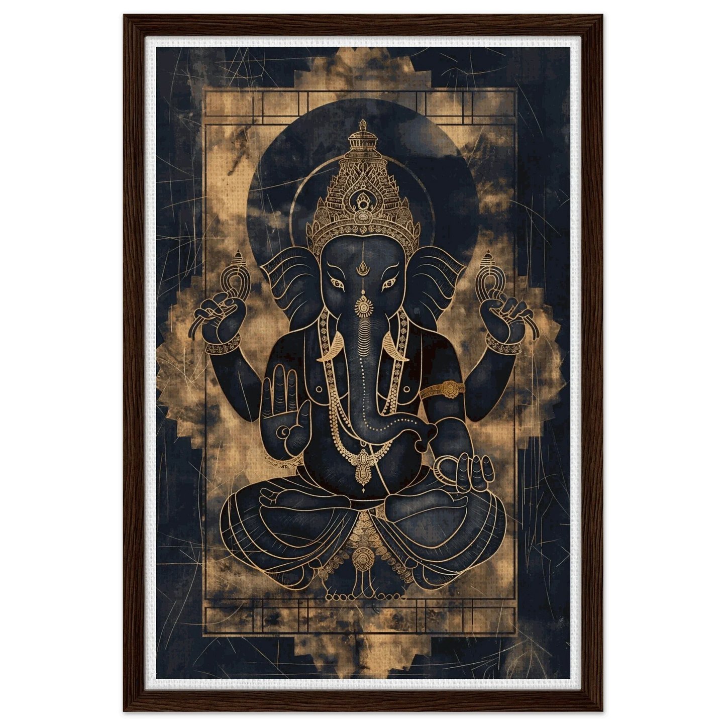 The Gilded Guardian | Premium Gallery Canvas